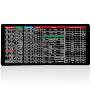 Quick Key Super Large Anti-Slip Keyboard Pad - with Office Software Shortcuts Pattern, Excel Shortcut Mouse Pad Non-Slip - GrabaDeal