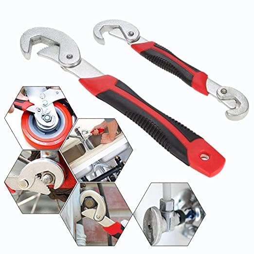 Stainless Steel Socket Adjustable Universal Multi Function Wrench Spanner Set