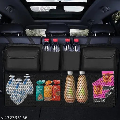 Car Trunk Organizer, Backseat Hanging Organizer With 8 Large Storage Bag Super Capacity, Waterproof Trunk Storage Bag - GrabaDeal