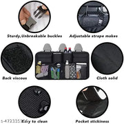 Car Trunk Organizer, Backseat Hanging Organizer With 8 Large Storage Bag Super Capacity, Waterproof Trunk Storage Bag - GrabaDeal